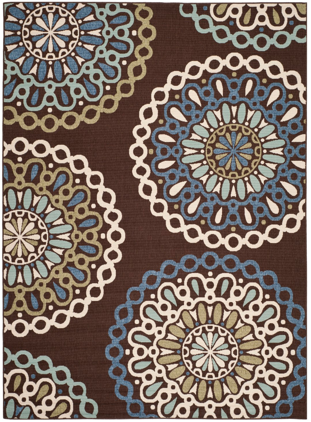 Stylish and Comfortable Power - Loomed Veranda Outdoor Rug Made of Durable Polypropylene