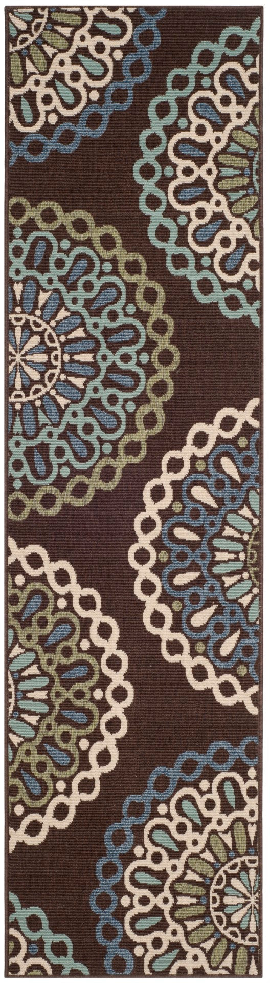 Stylish and Comfortable Power - Loomed Veranda Outdoor Rug Made of Durable Polypropylene