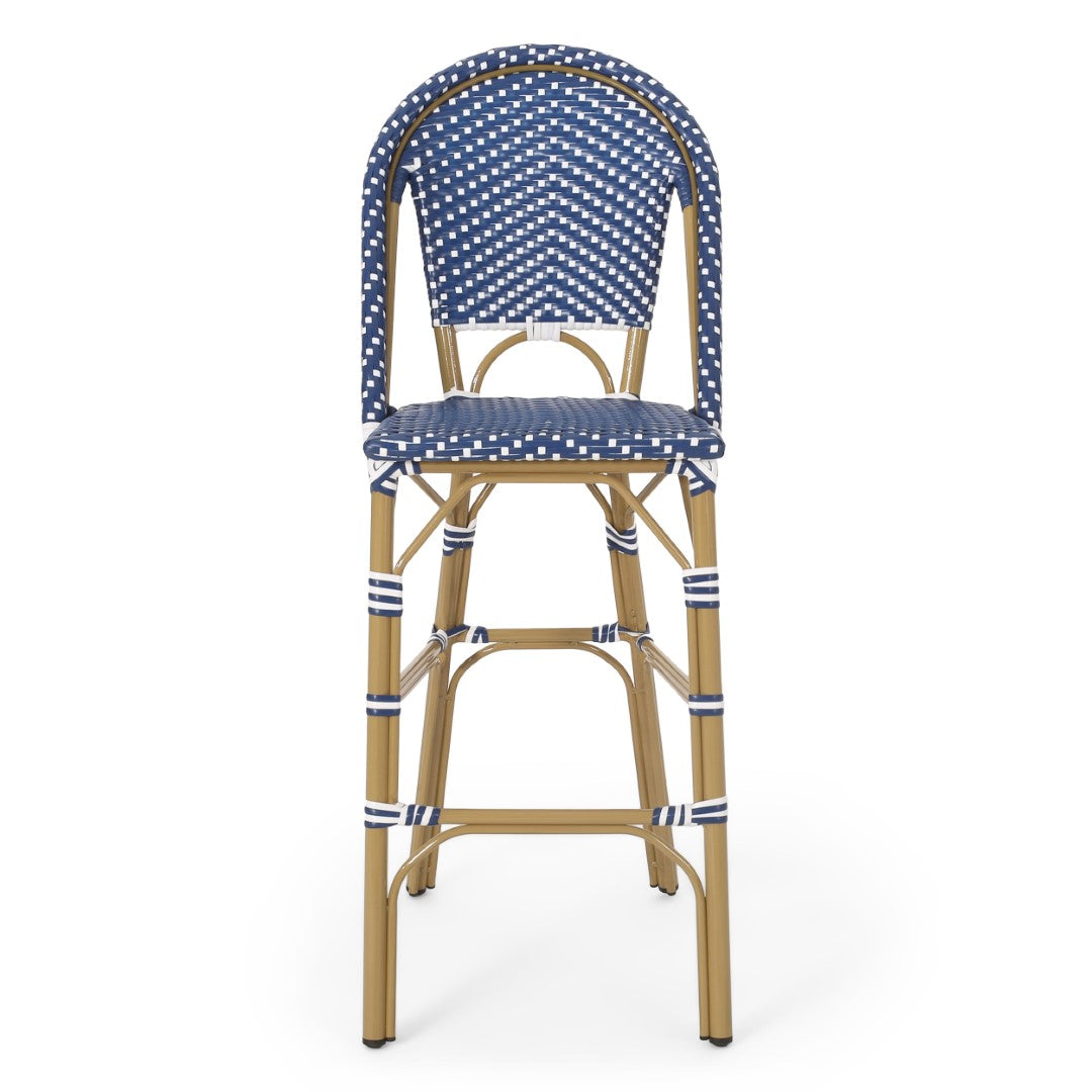 Christopher Knight Home® 2-Piece Set of French-Style Aluminum Outdoor Barstools
