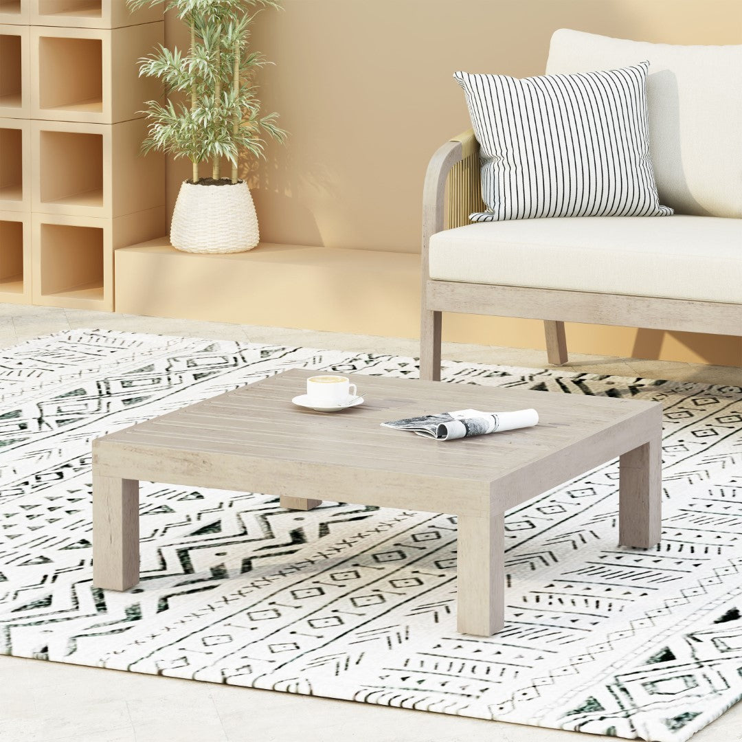 Christopher Knight Home® Brava Weather-Resistant Acacia Wood Modern Outdoor Coffee Table - Assembly Needed