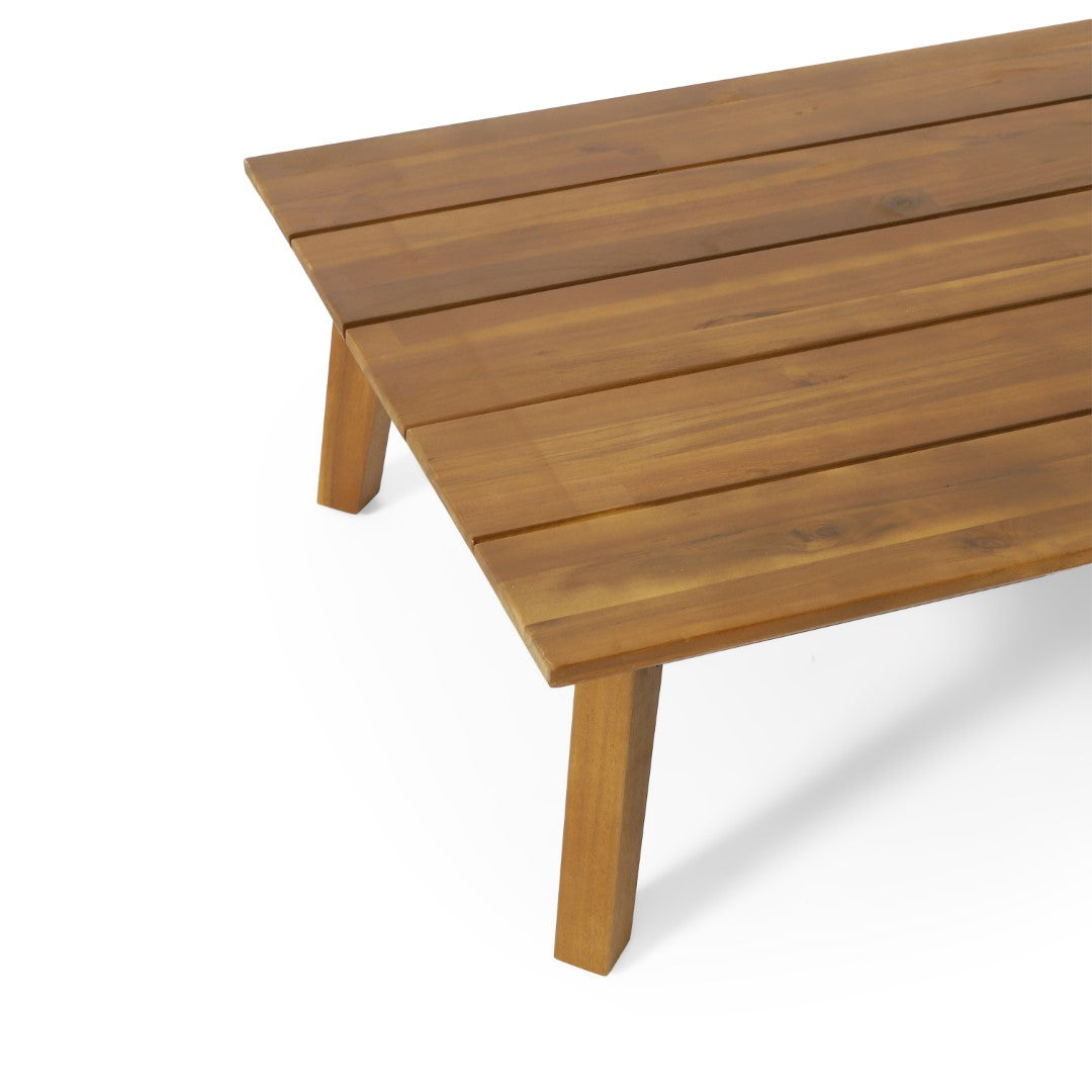 Christopher Knight Home® Brooklyn Outdoor Ottoman and Coffee Table Set for a Stylish Outdoor Living Space