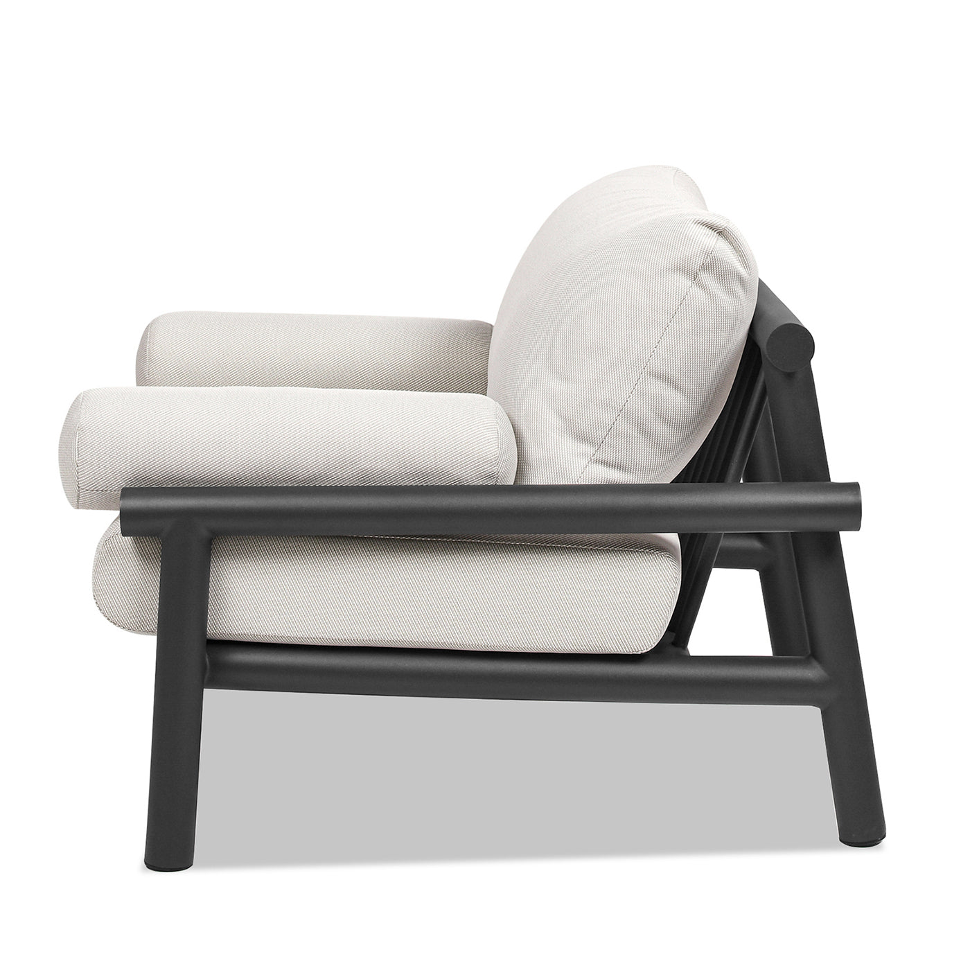 Stylish Wheat Beige Zara 39.5 Patio Armchair for Comfortable Outdoor Relaxation