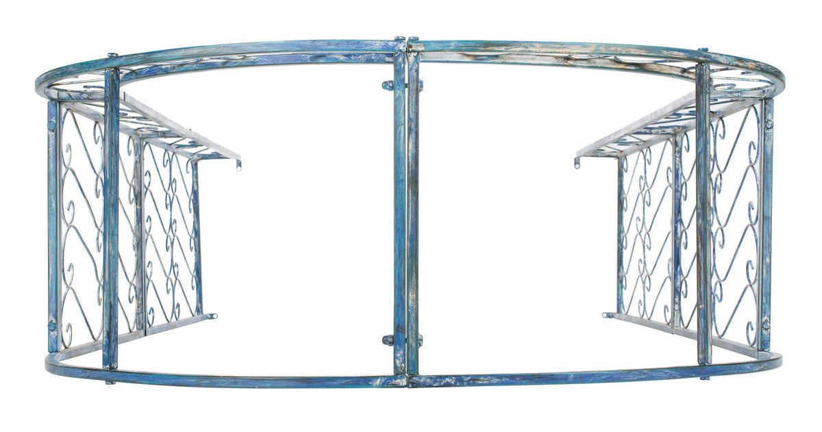 Antique White Iron Outdoor Arch for Enchanting Secret Gardens and Floral Decor