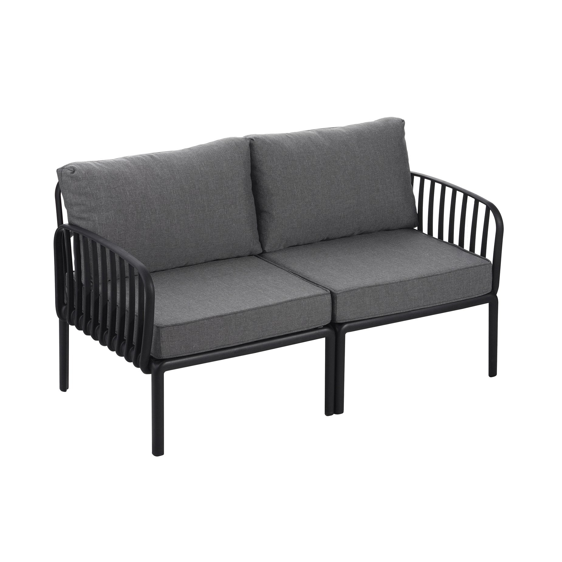 Christopher Knight Home® High - Quality 3 Piece Patio Conversation Set: Modern Outdoor Sectional with Plush Thick Cushions and Square - Shaped Coffee Table for Relaxation