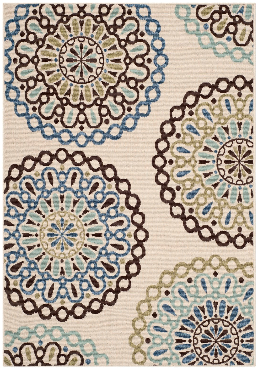 Stylish and Comfortable Power - Loomed Veranda Outdoor Rug Made of Durable Polypropylene