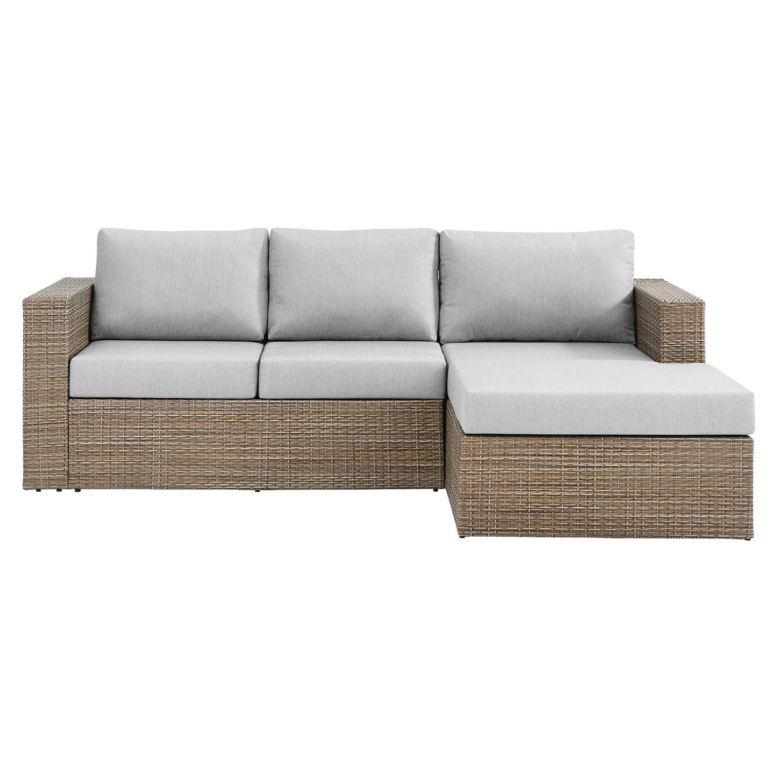 Convene Stylish All-Weather Outdoor Patio Sectional Sofa Set for Contemporary Outdoor Spaces