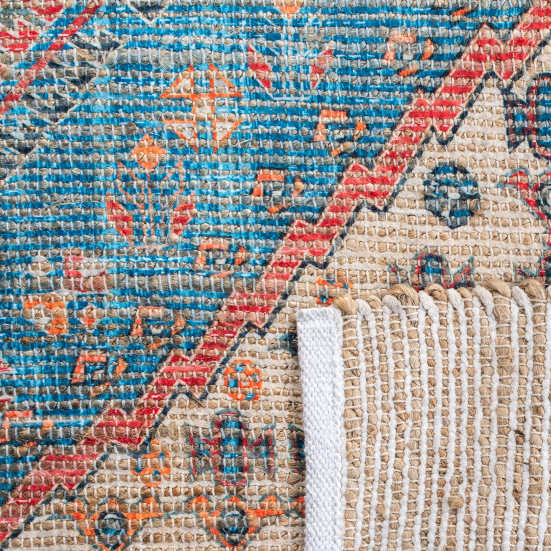 Luxurious Hand - Loomed Saffron Rug: 80% Polyester, 20% Cotton for Stylish Home Decor