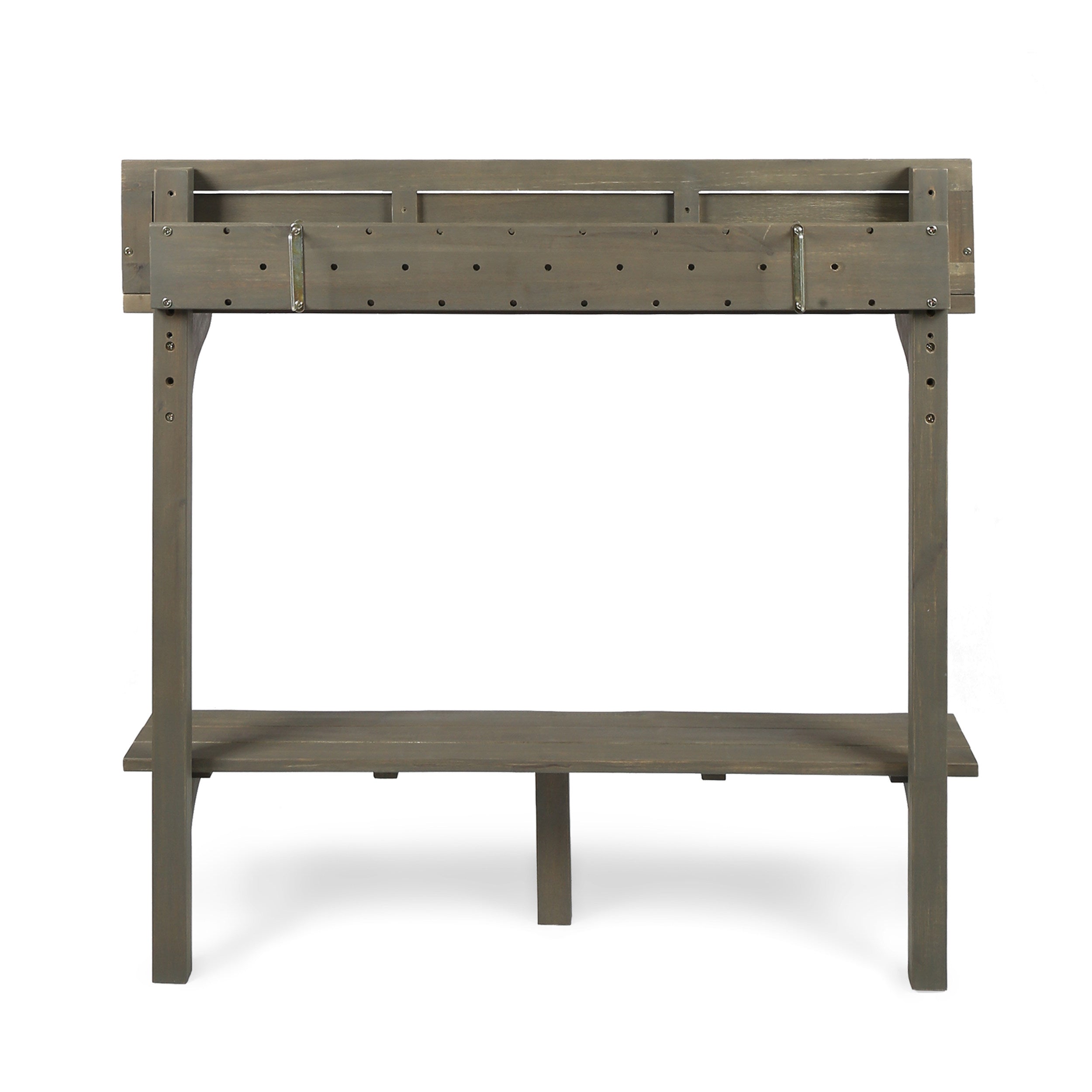 Christopher Knight Home® Caribbean-Style Grey Outdoor Acacia Wood Balcony Bar Table