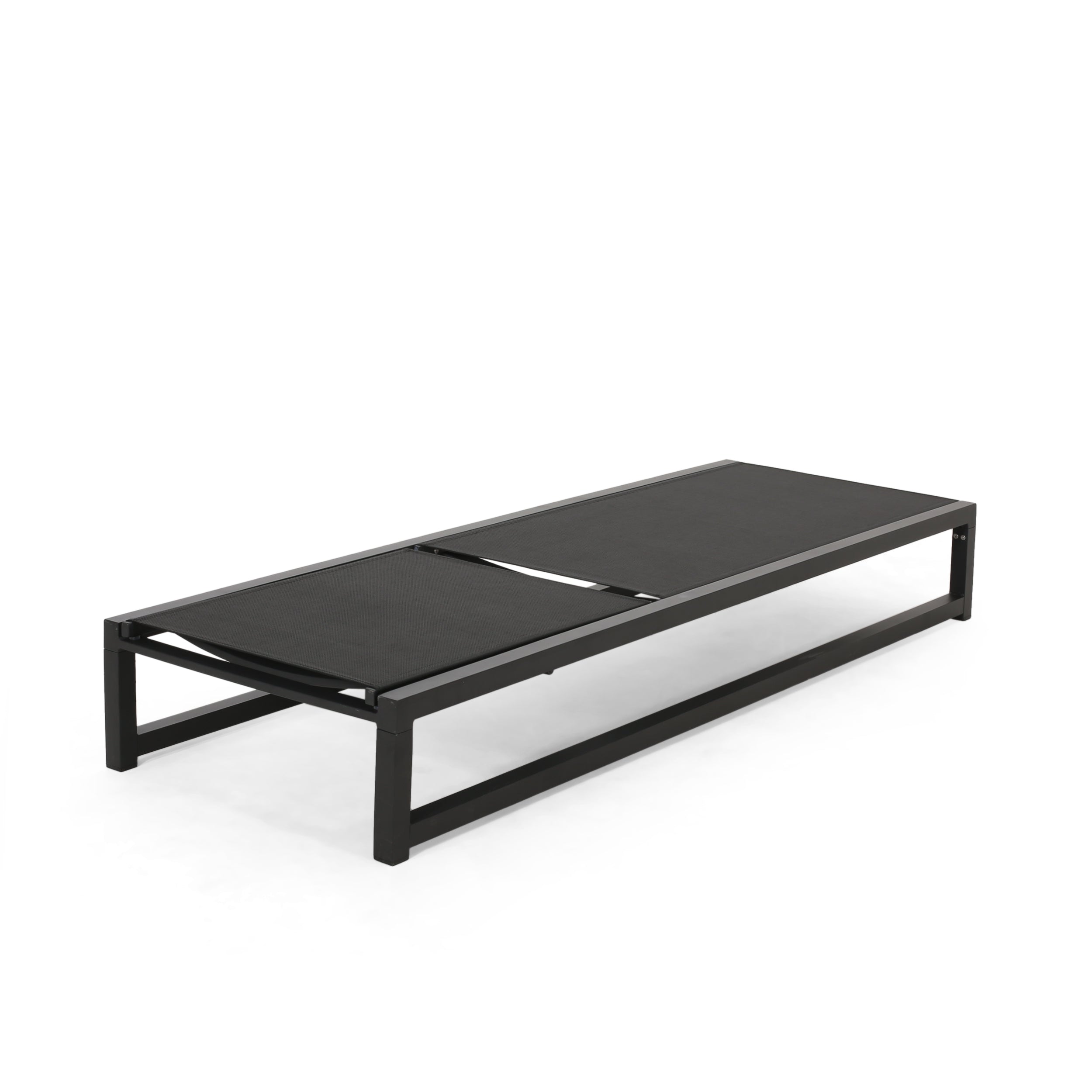 Christopher Knight Home® Premium Adjustable Aluminum Outdoor Chaise Lounge with Mesh Seat - Resort - Style Comfort