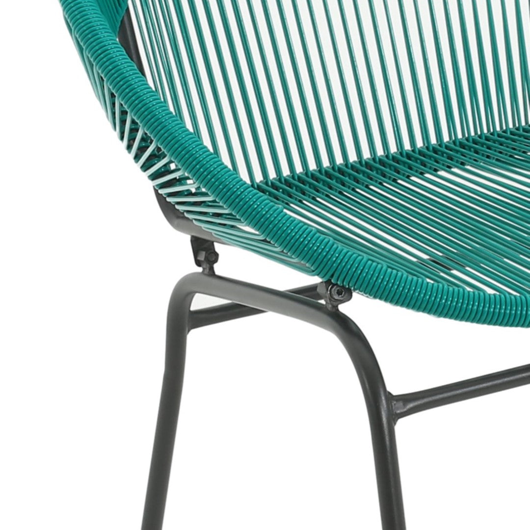 Christopher Knight Home® Teal Outdoor Wicker Club Chair Set of 2