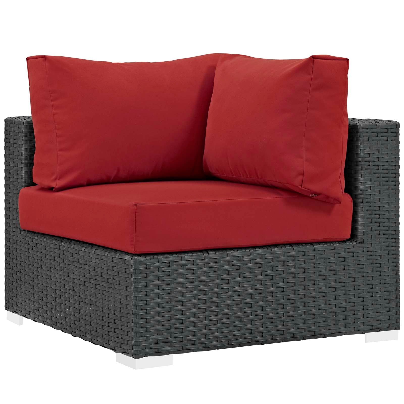 Sojourn 10-Piece Outdoor Patio Furniture Set with Sunbrella® Cushions for Total Relaxation
