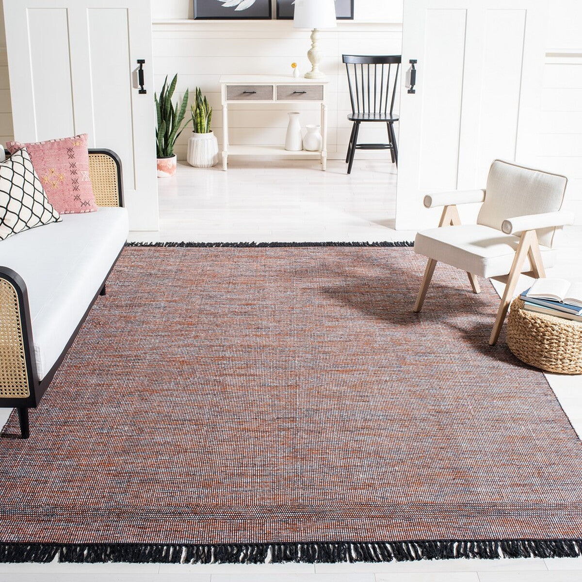 Luxurious Hand - Woven 100% Cotton Rug from India for Any Space