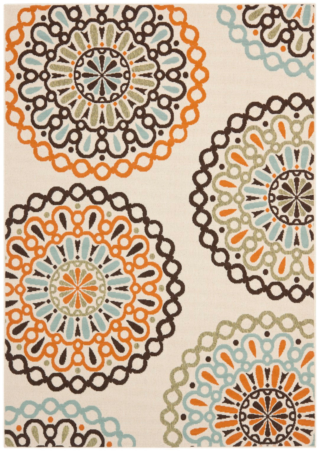 Stylish and Comfortable Power - Loomed Veranda Outdoor Rug Made of Durable Polypropylene