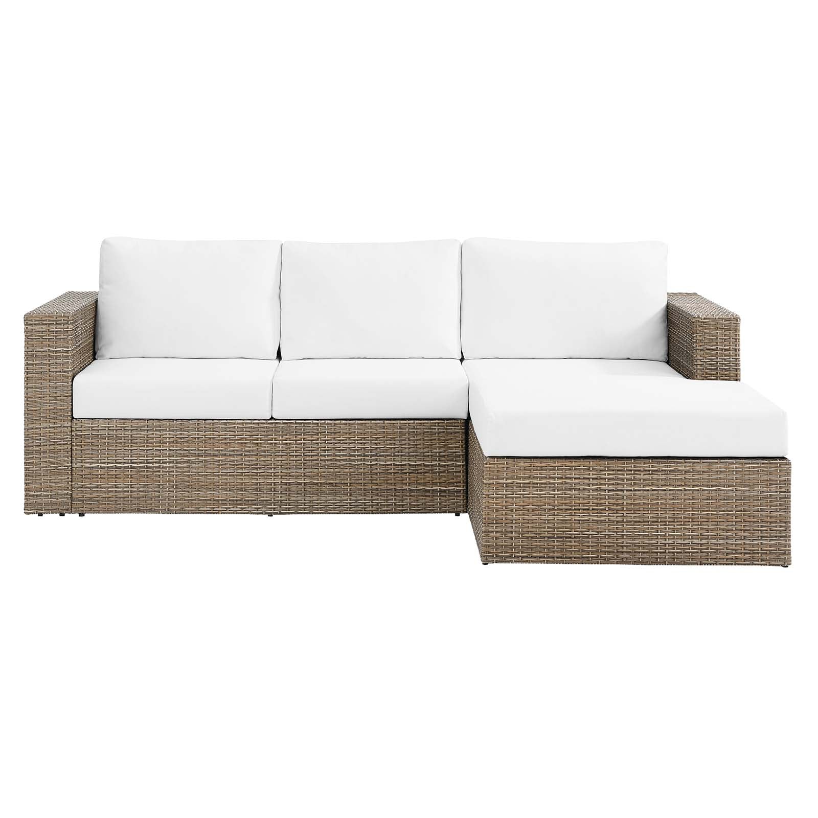 Convene Stylish All-Weather Outdoor Patio Sectional Sofa Set for Contemporary Outdoor Spaces