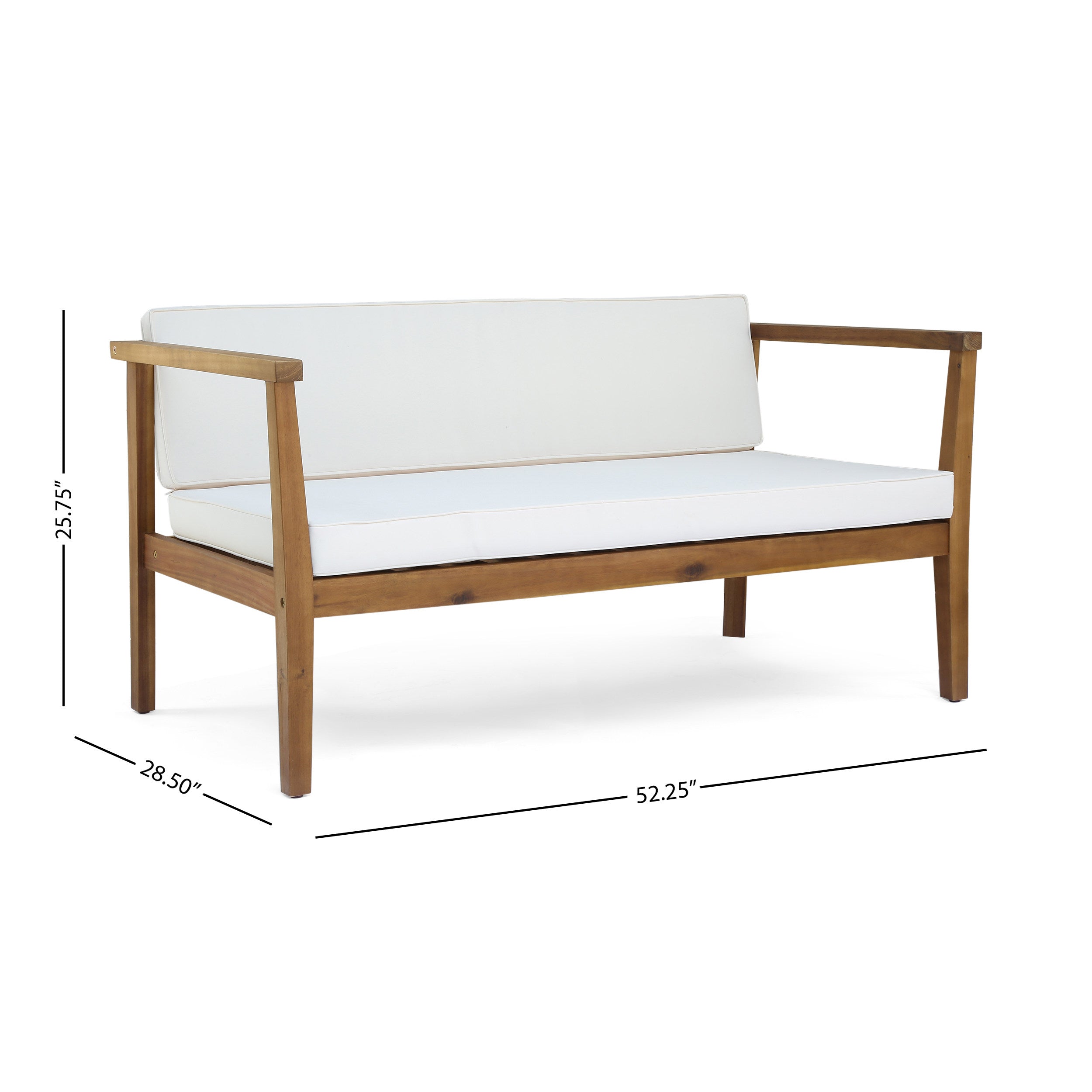 Christopher Knight Home® Newbury 4-Person Acacia Outdoor Conversation Set with Coffee Table