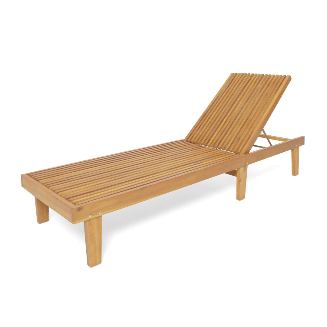 Christopher Knight Home® Nadine Adjustable Acacia Outdoor Chaise Lounge - Various Finishes