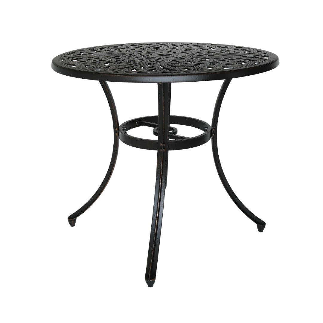 Christopher Knight Home® Vigo Vintage Outdoor Dining Table with Lustrous Copper Finish, Aluminum Frame