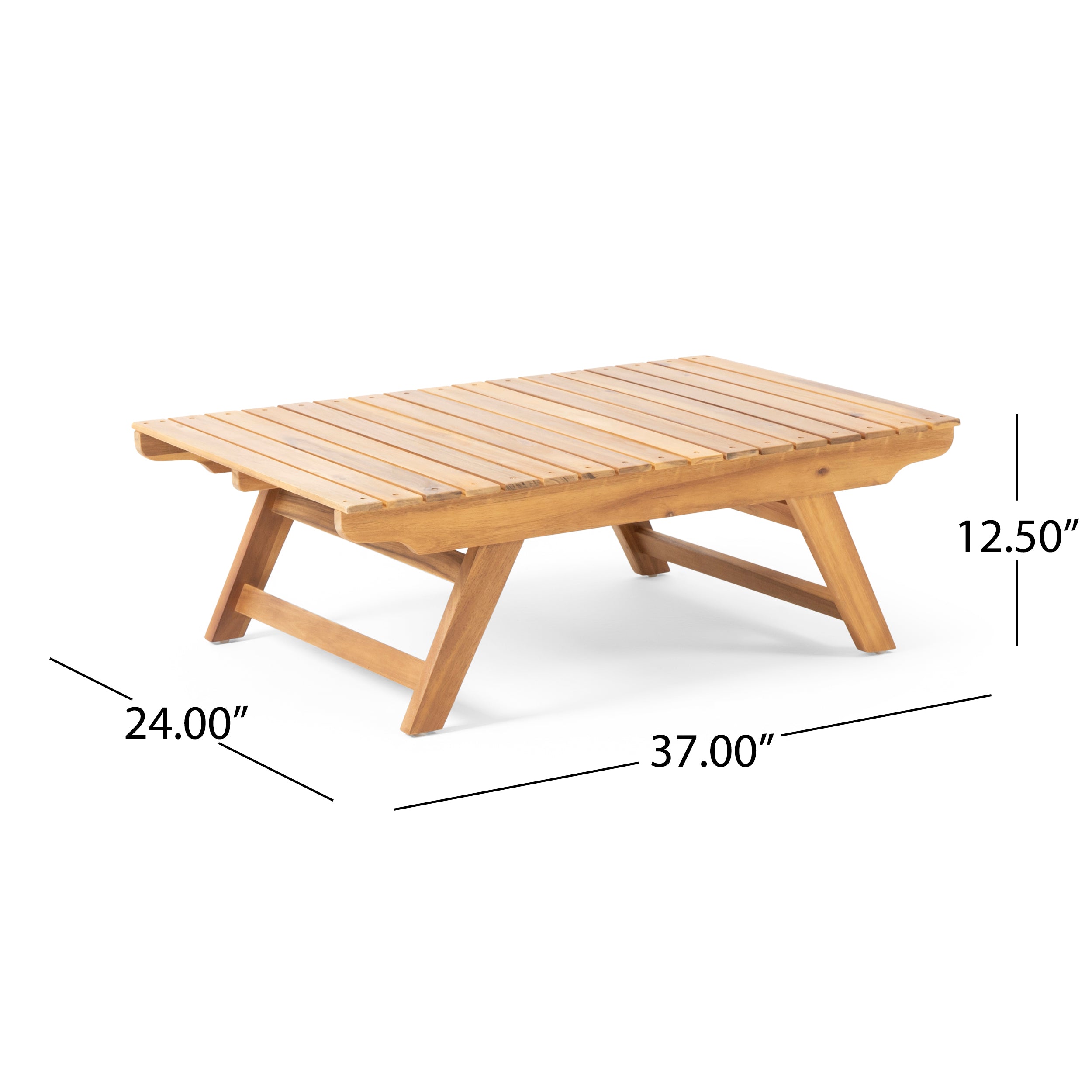 Christopher Knight Home® Sedona Natural Acacia Wood Outdoor Coffee Table - Sleek & Durable Design