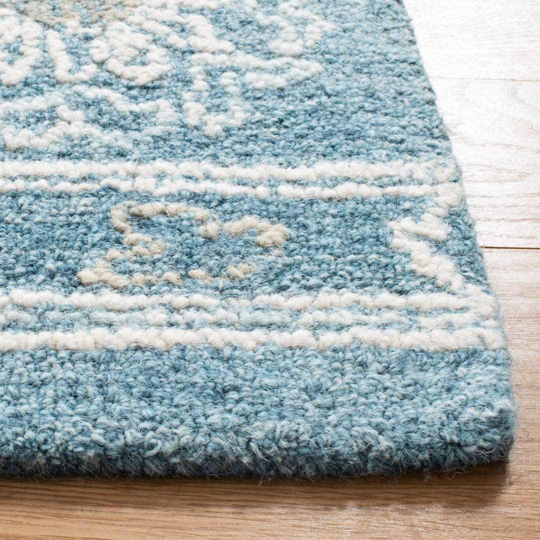 Exquisite Hand - Tufted Wool and Cotton Blossom Rug: A Luxurious Addition for Elegant Home Decor and Enhanced Comfort