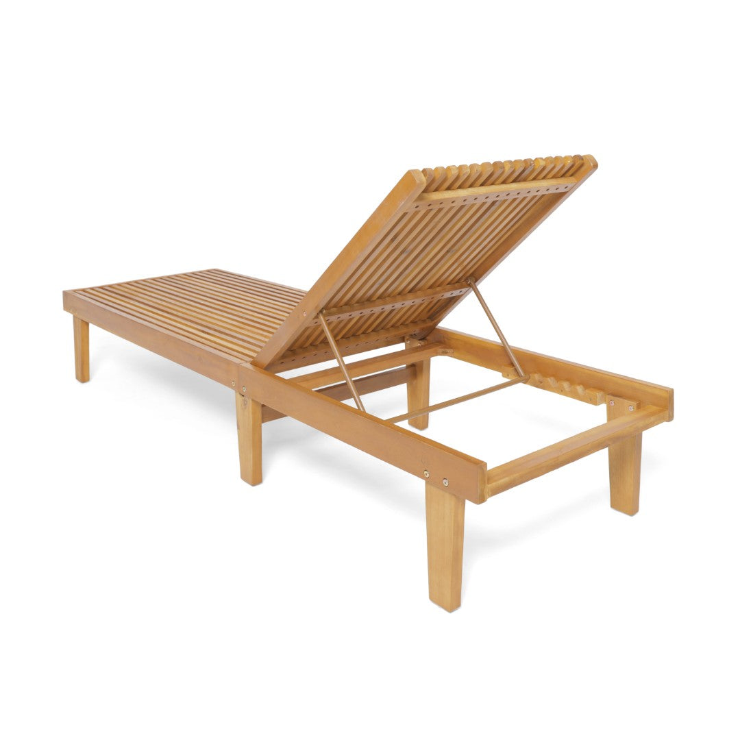 Christopher Knight Home® Nadine Adjustable Acacia Outdoor Chaise Lounge - Various Finishes