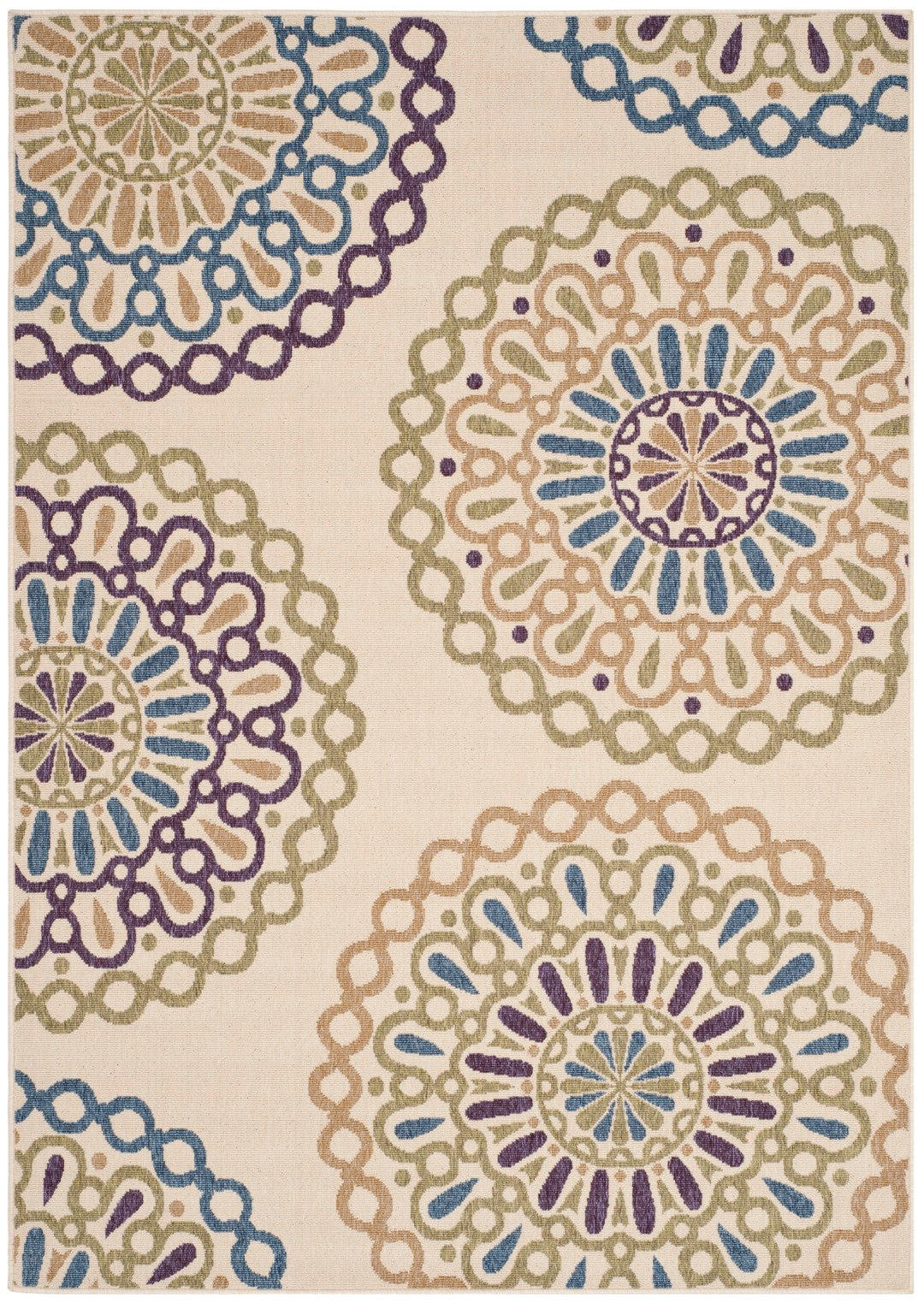 Stylish and Comfortable Power - Loomed Veranda Outdoor Rug Made of Durable Polypropylene