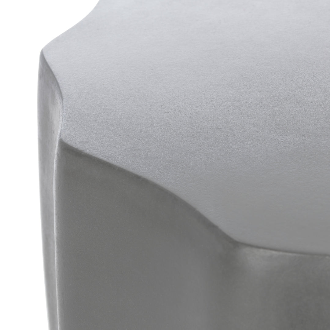 Jaslyn Stylish and Durable Modern Concrete Accent Table for Both Indoor and Outdoor Decor with a Distinctive Design