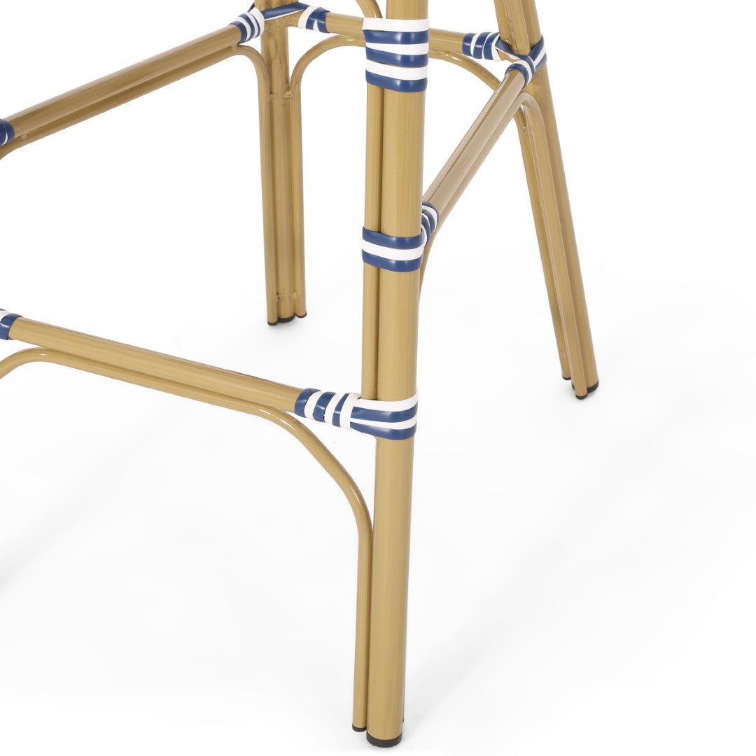 Christopher Knight Home® 2-Piece Set of French-Style Aluminum Outdoor Barstools
