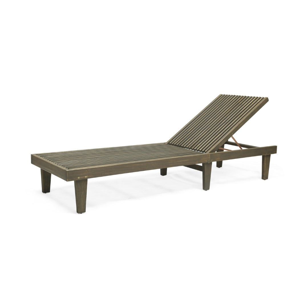 Christopher Knight Home® Nadine Adjustable Acacia Outdoor Chaise Lounge - Various Finishes