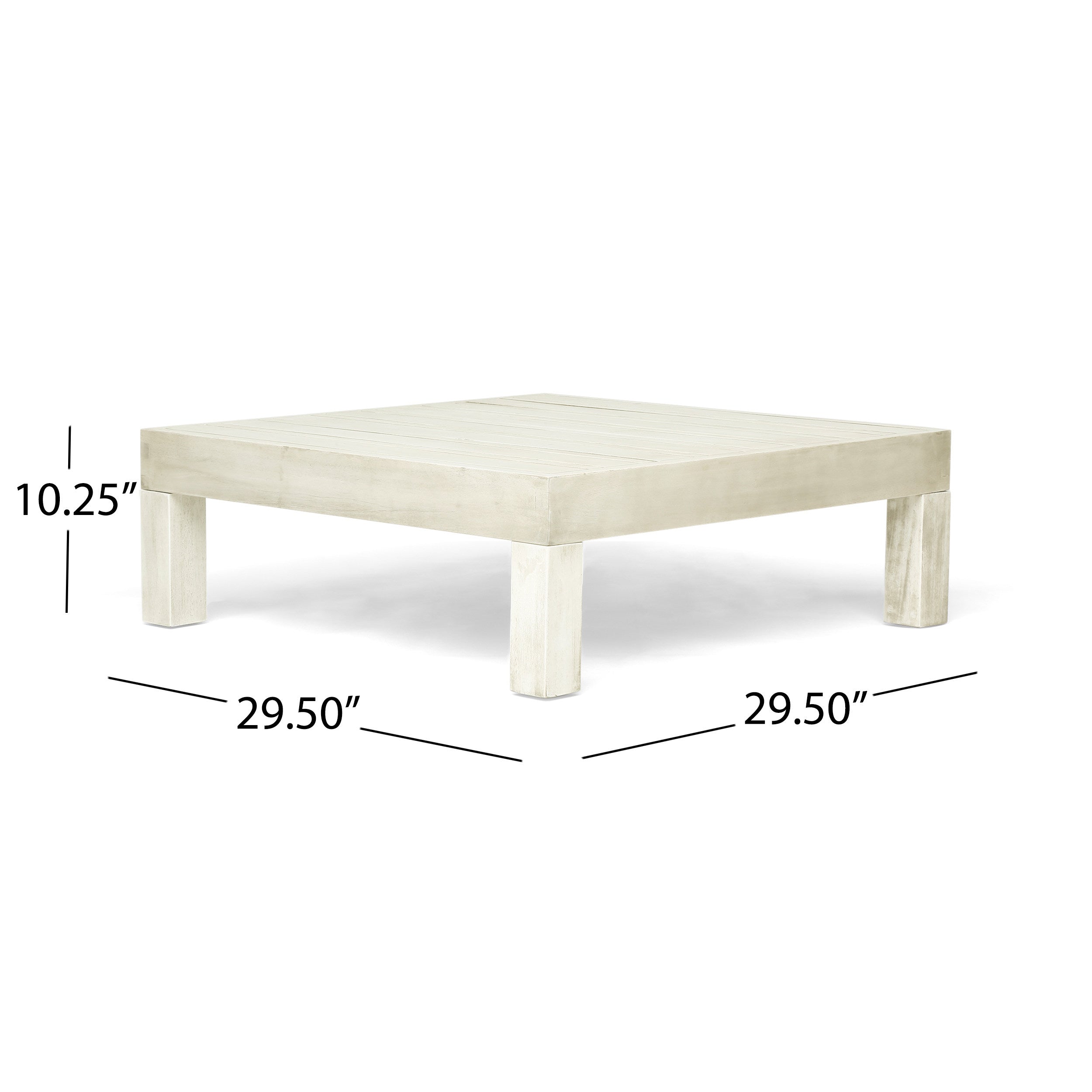 Christopher Knight Home® Brava Weather-Resistant Acacia Wood Modern Outdoor Coffee Table - Assembly Needed