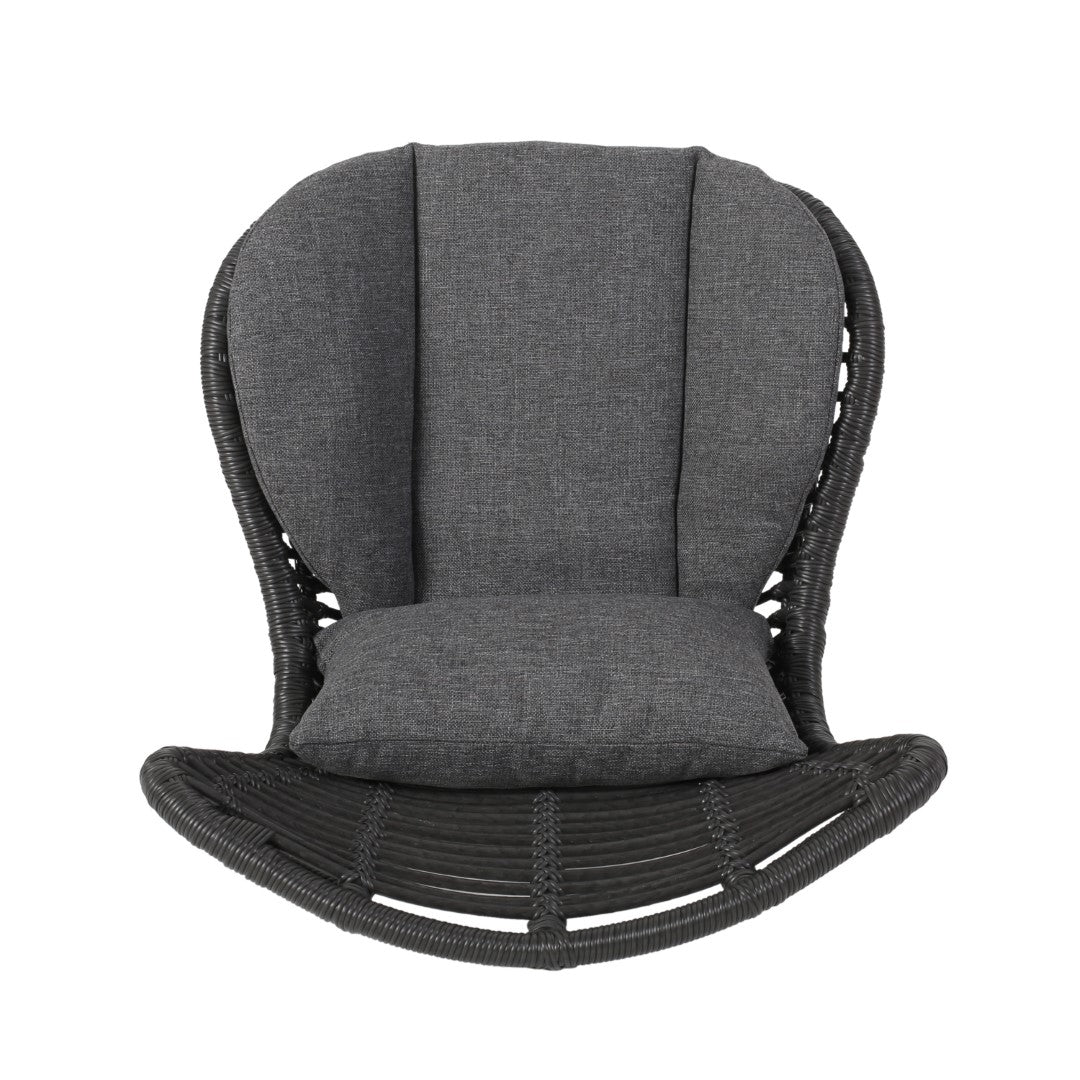 Christopher Knight Home® La Habra 2-Piece Modern Outdoor Club Chairs with Faux Rattan Design