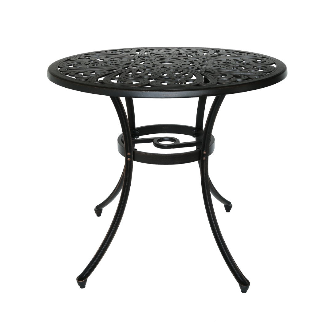 Christopher Knight Home® Vigo Vintage Outdoor Dining Table with Lustrous Copper Finish, Aluminum Frame
