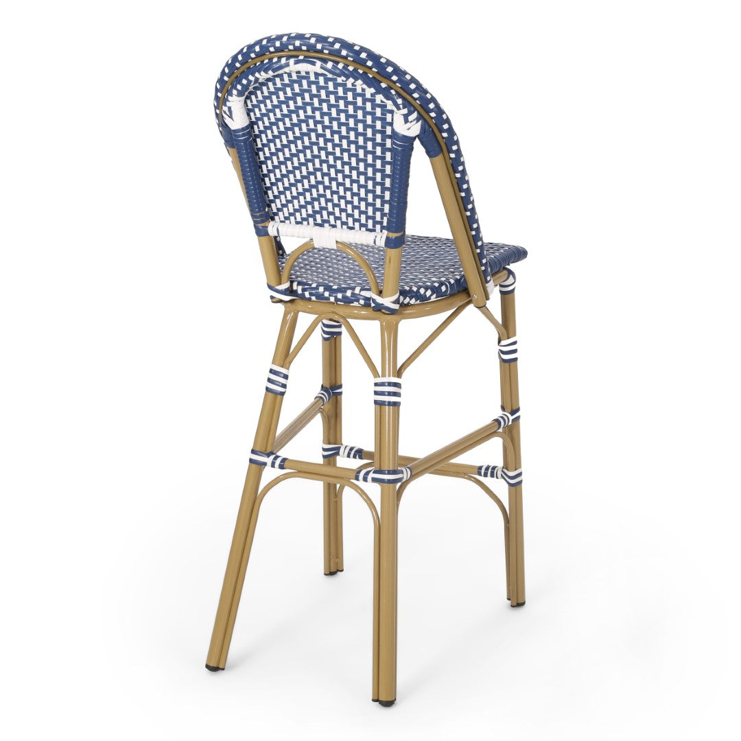 Christopher Knight Home® 2-Piece Set of French-Style Aluminum Outdoor Barstools