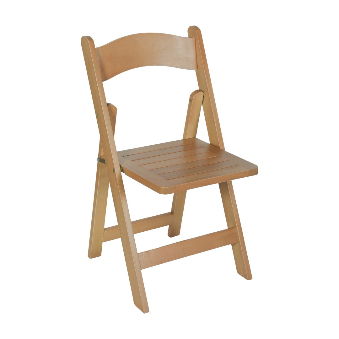 High - Quality Commercial - Use Solid Oak and Beechwood Folding Dining Chair