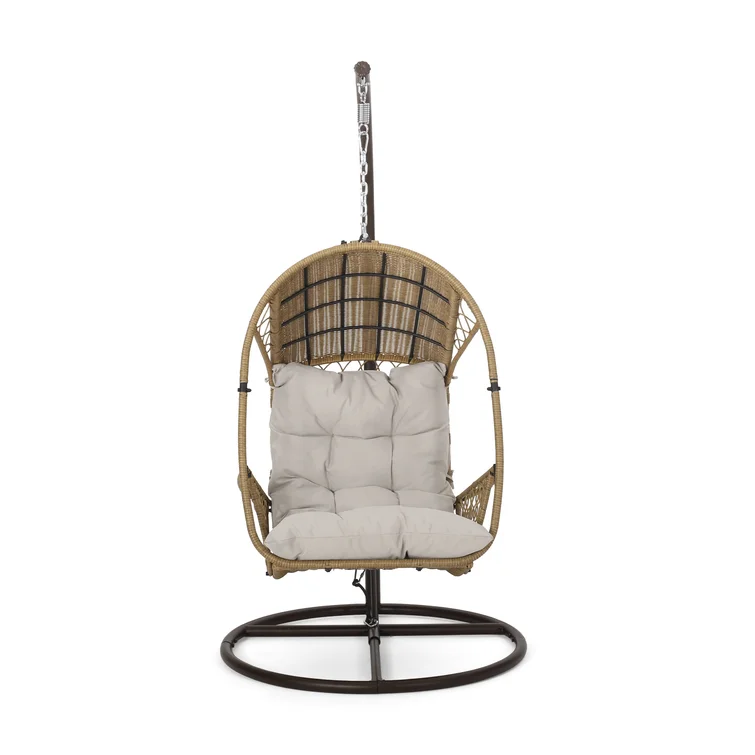 Christopher Knight Home® Malia Outdoor Hanging Chair Set for Stylish and Comfortable Relaxation