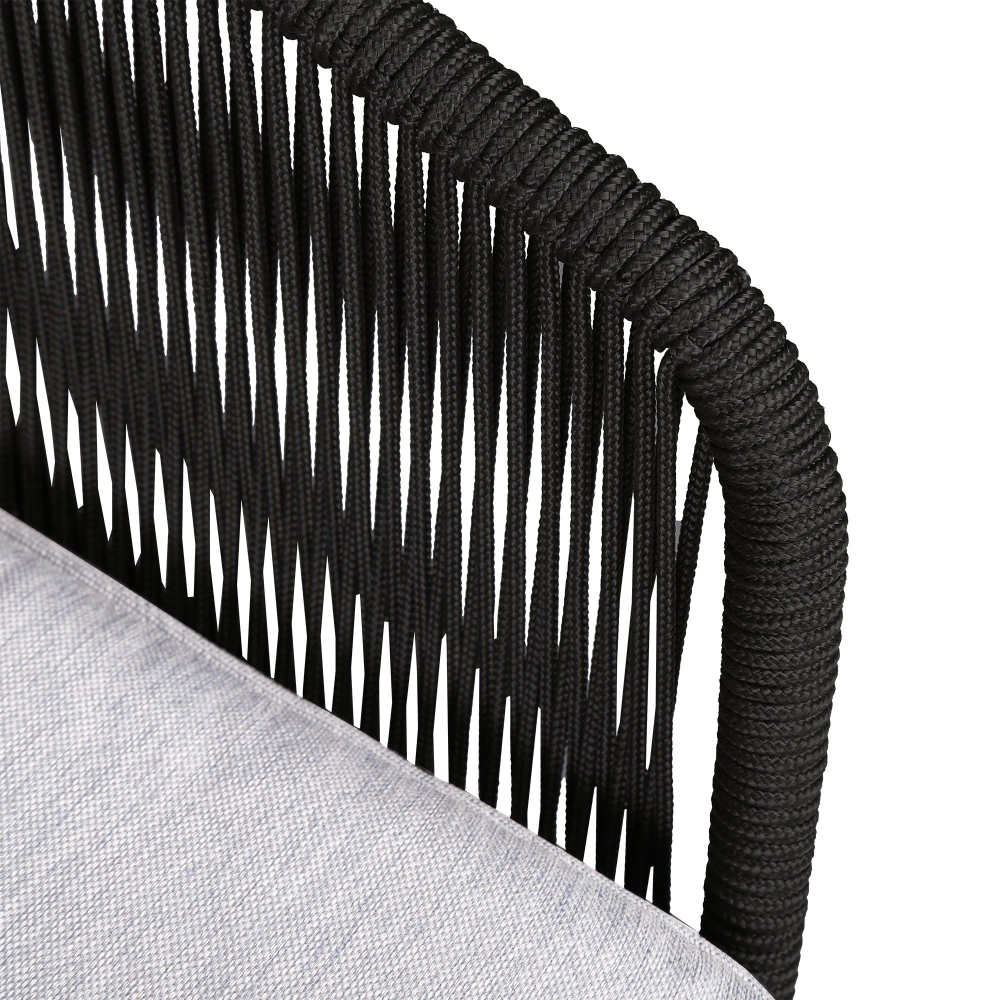 Athos Eucalyptus Rope Outdoor Sofa - Durable, Stylish Patio Seating with Removable Cushions