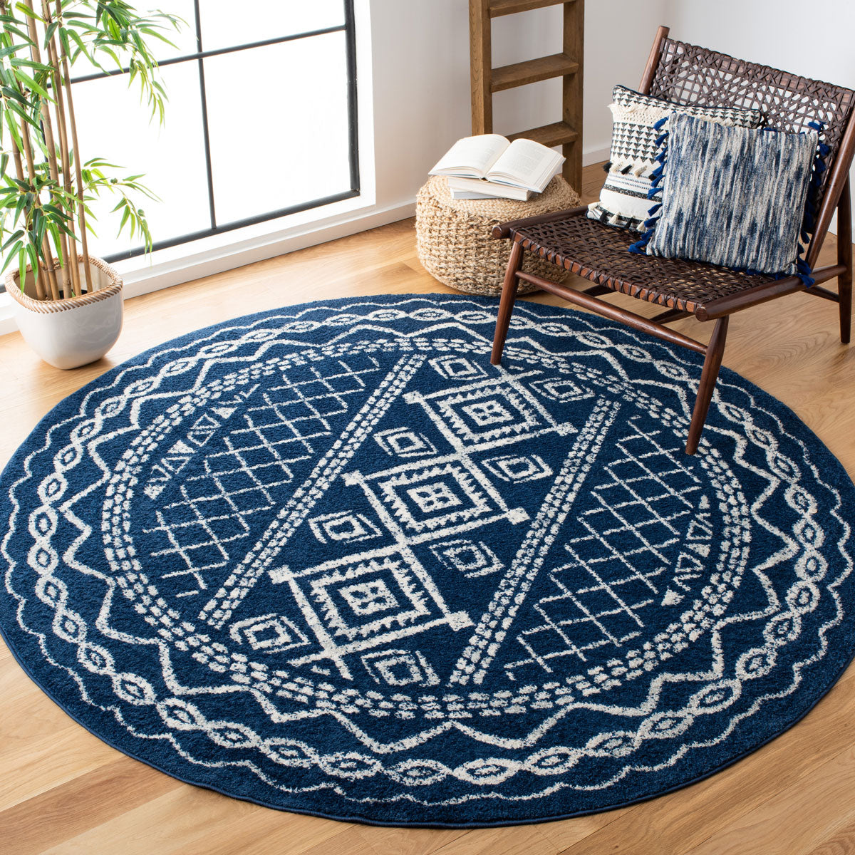 Stylish Tulum Bohemian Power Loomed Rug - 60% Polypropylene & 40% Jute for Any Space