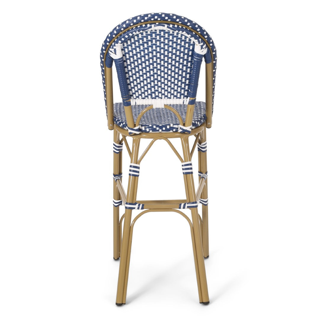 Christopher Knight Home® 2-Piece Set of French-Style Aluminum Outdoor Barstools