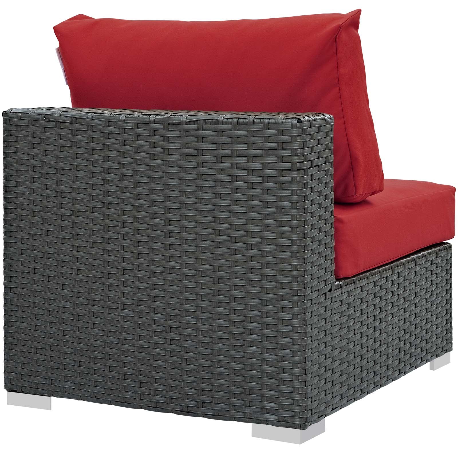 Sojourn Stylish and Durable Outdoor Patio Armless Chair with Premium Sunbrella® Fabric for Unmatched Outdoor Comfort