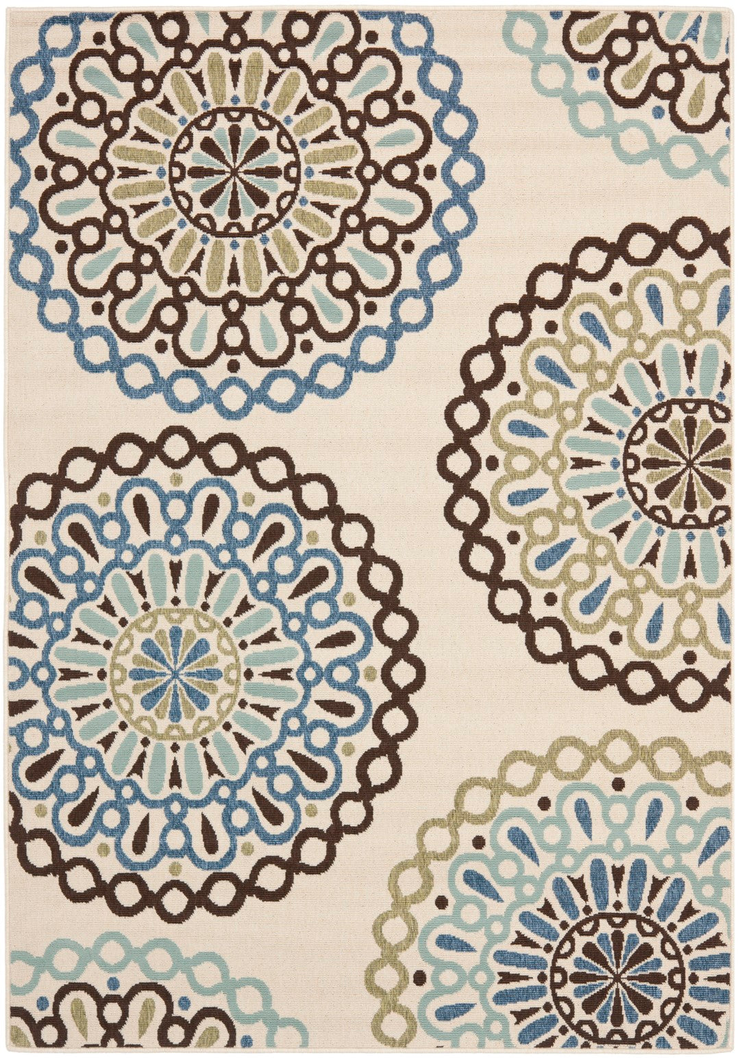 Stylish and Comfortable Power - Loomed Veranda Outdoor Rug Made of Durable Polypropylene