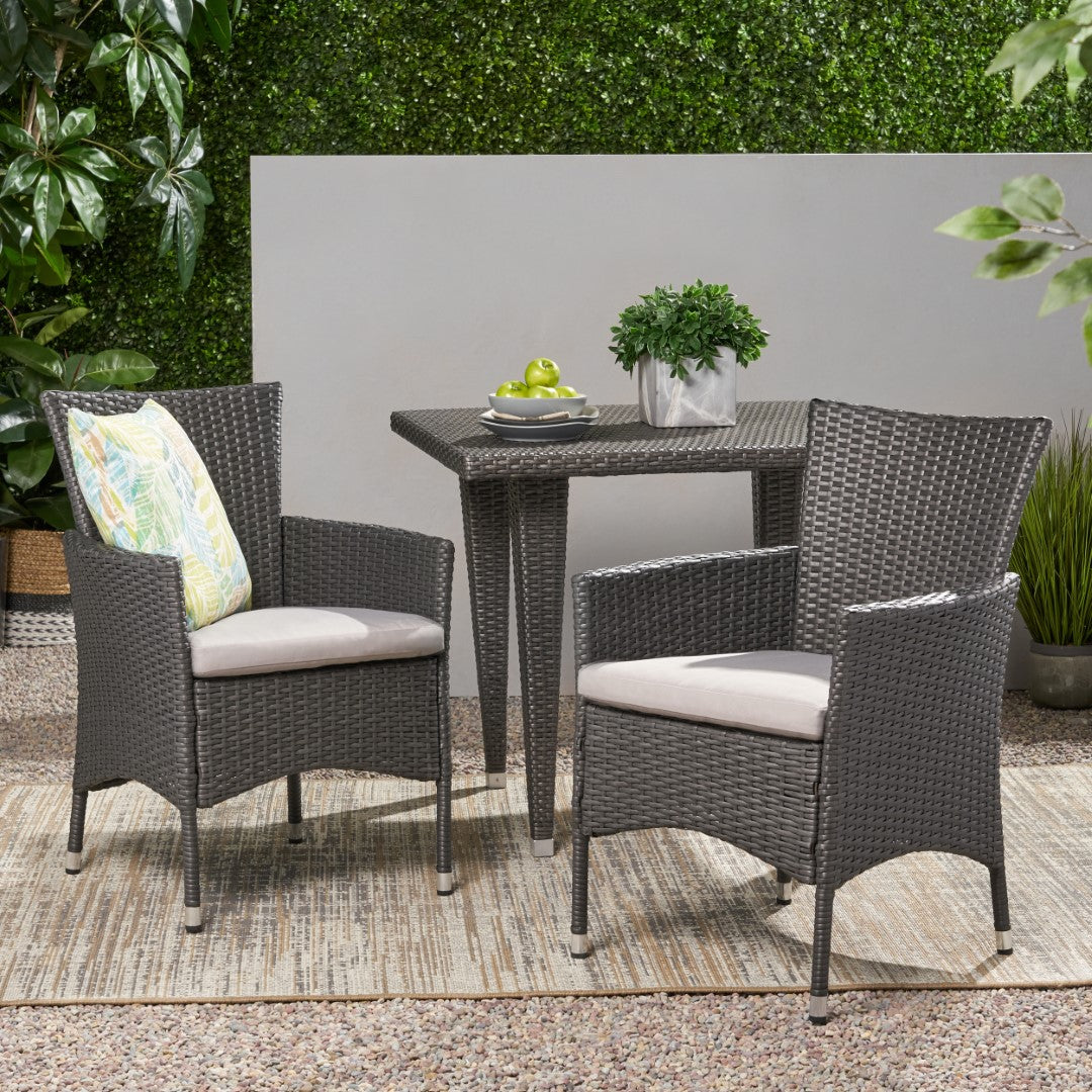 Christopher Knight Home® Malta Wicker Dining Chairs (Set of 2) - Stylish Outdoor Dining Chairs