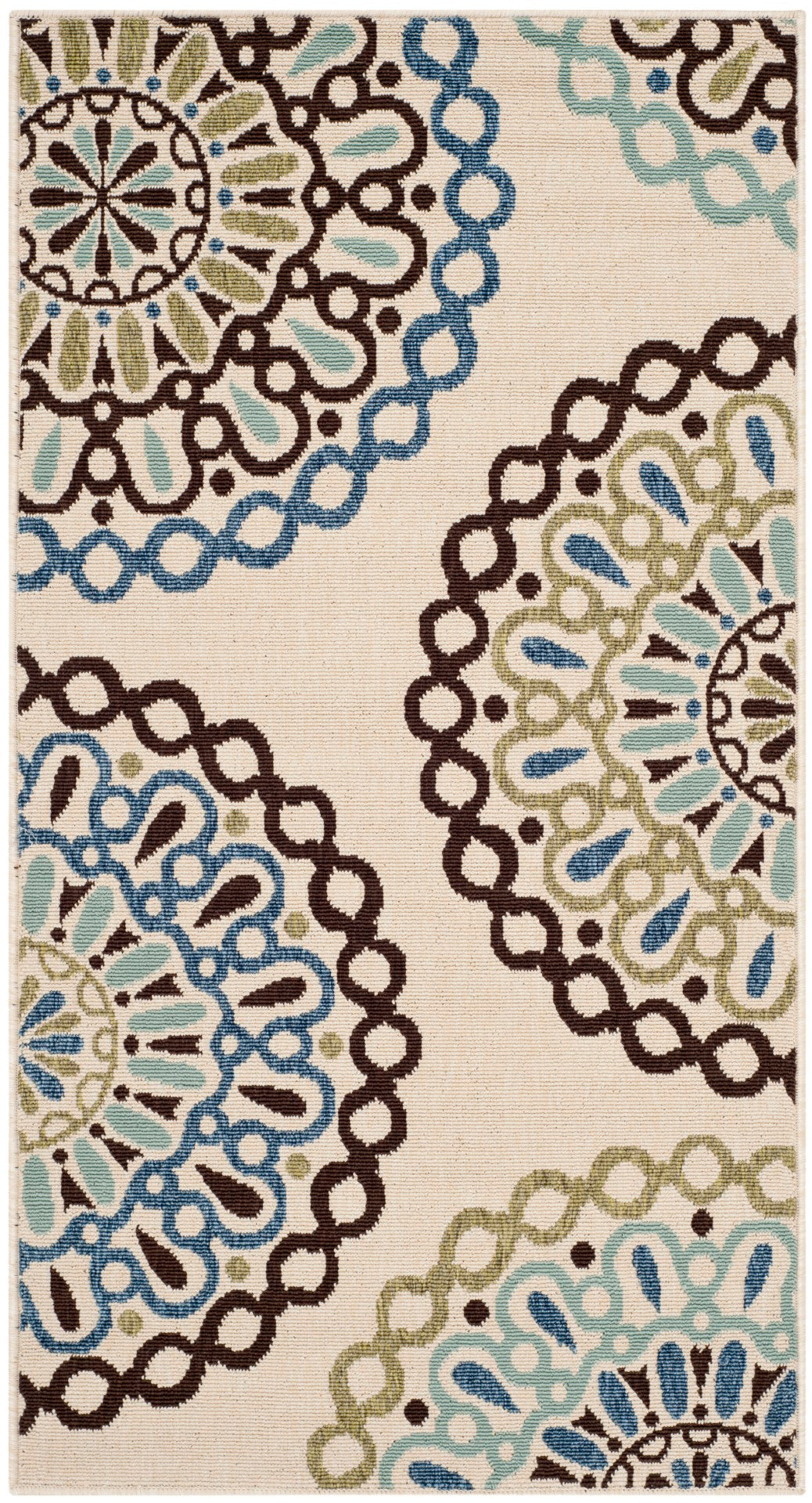 Stylish and Comfortable Power - Loomed Veranda Outdoor Rug Made of Durable Polypropylene