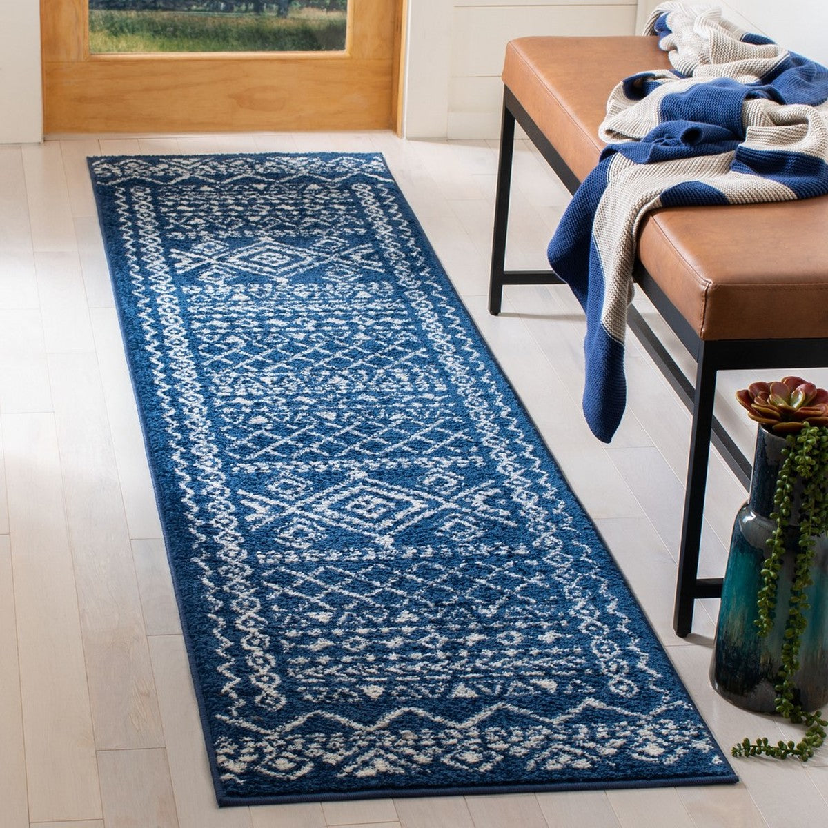 Stylish Tulum Bohemian Power Loomed Rug - 60% Polypropylene & 40% Jute for Any Space