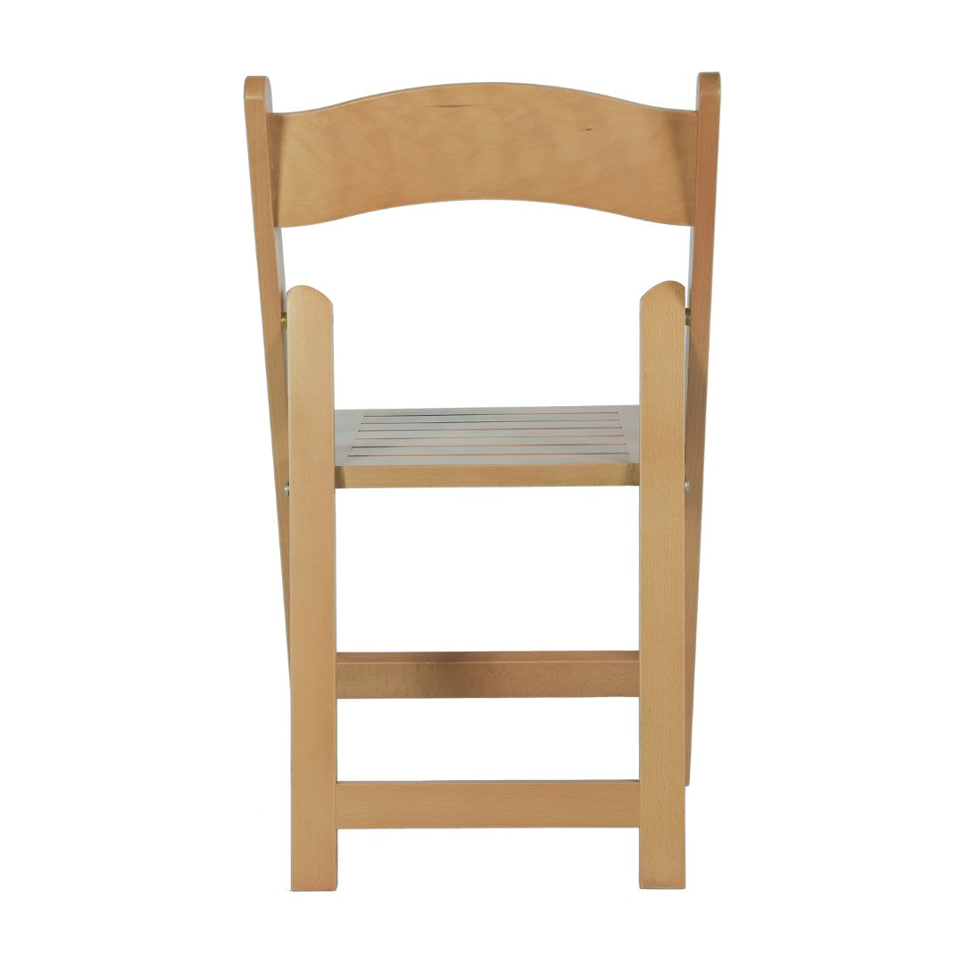 High - Quality Commercial - Use Solid Oak and Beechwood Folding Dining Chair
