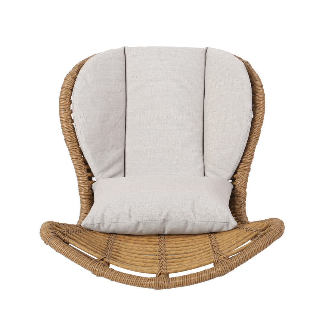 Christopher Knight Home® La Habra 2-Piece Modern Outdoor Club Chairs with Faux Rattan Design