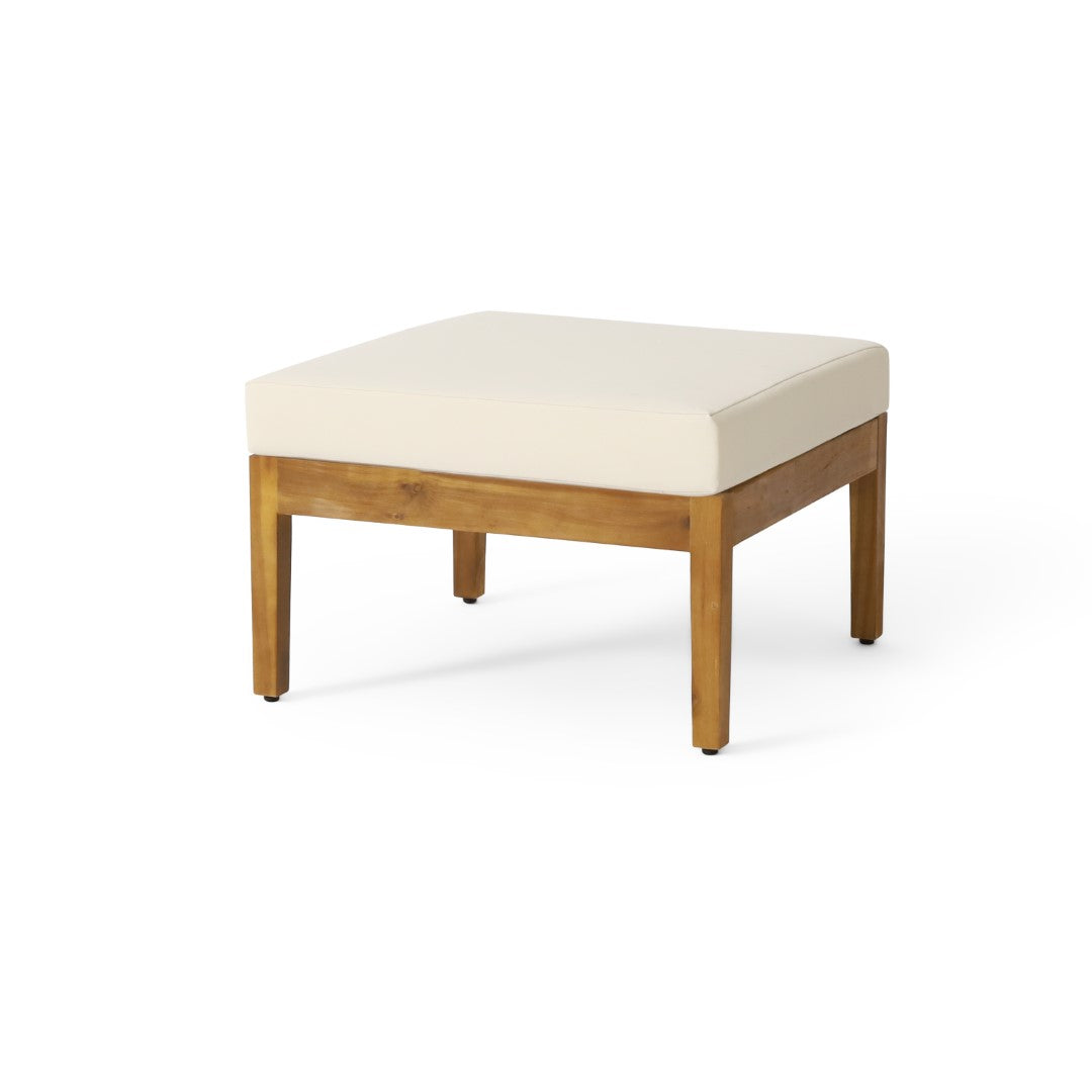 Christopher Knight Home® Brooklyn Outdoor Ottoman and Coffee Table Set for a Stylish Outdoor Living Space