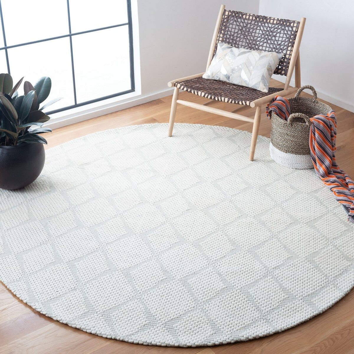 Marbella Modern Power Loomed Luxury Rug - High - Quality 60% Wool Blend for Durable and Stylish Home Decorations