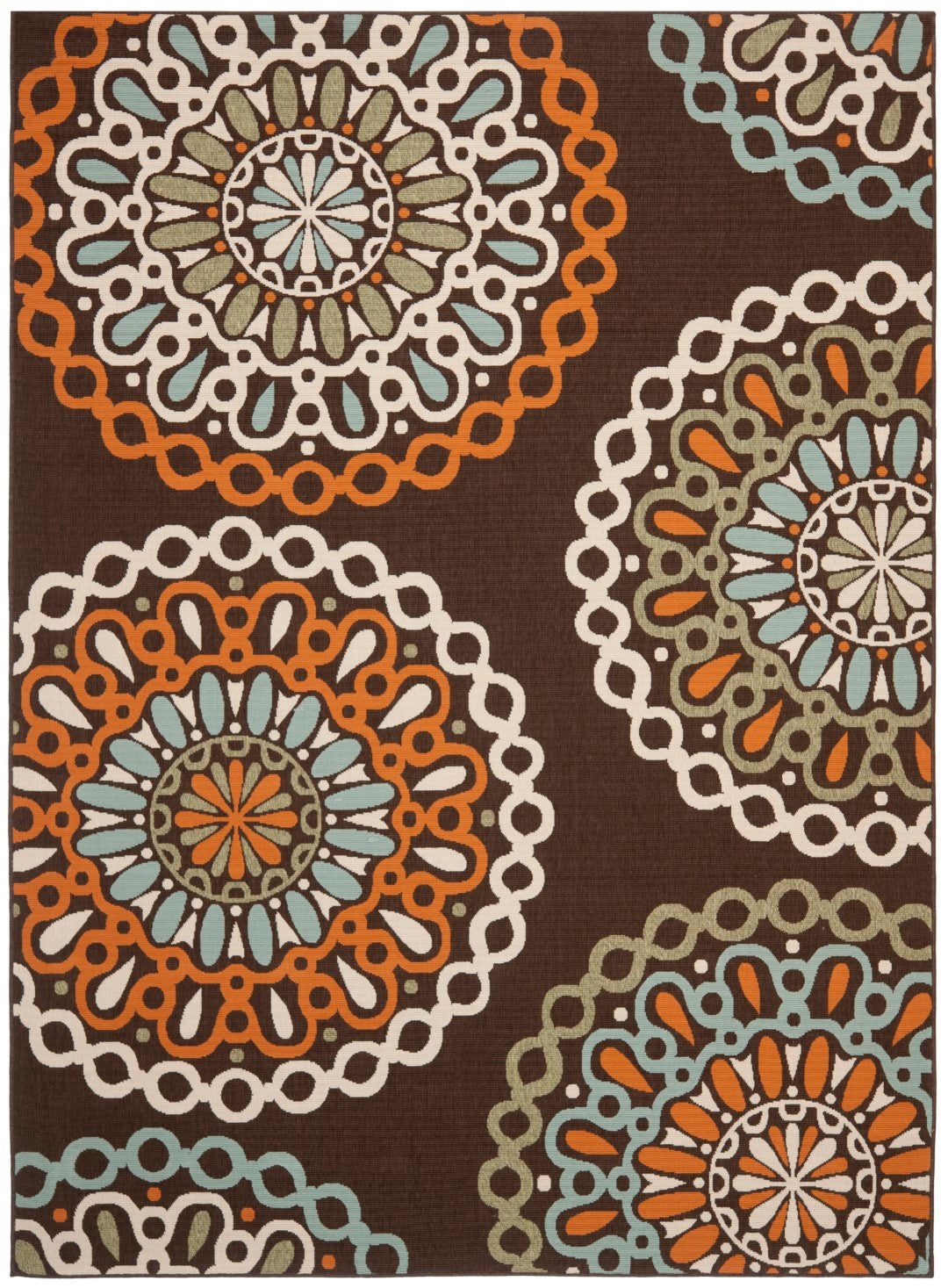 Stylish and Comfortable Power - Loomed Veranda Outdoor Rug Made of Durable Polypropylene