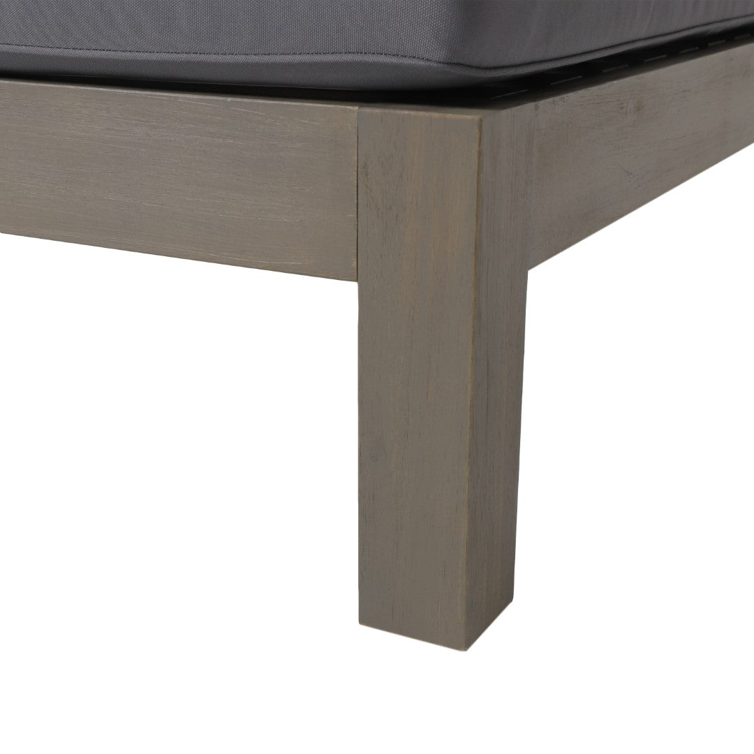 Christopher Knight Home® Outdoor Acacia Wood Corner Bench Set with Water-Resistant Cushions and Matching Coffee Table - Featuring X-Back Design for Elegant Outdoor Seating