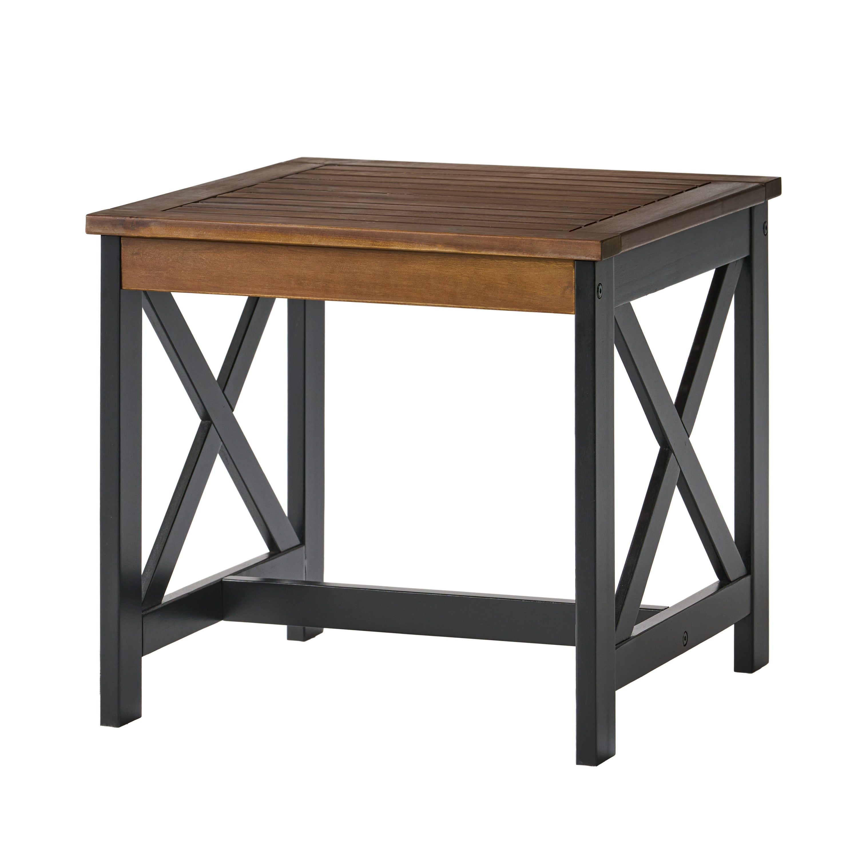 Christopher Knight Home® Stylish Two-Tone Acacia Wood Modern Farmhouse End Table