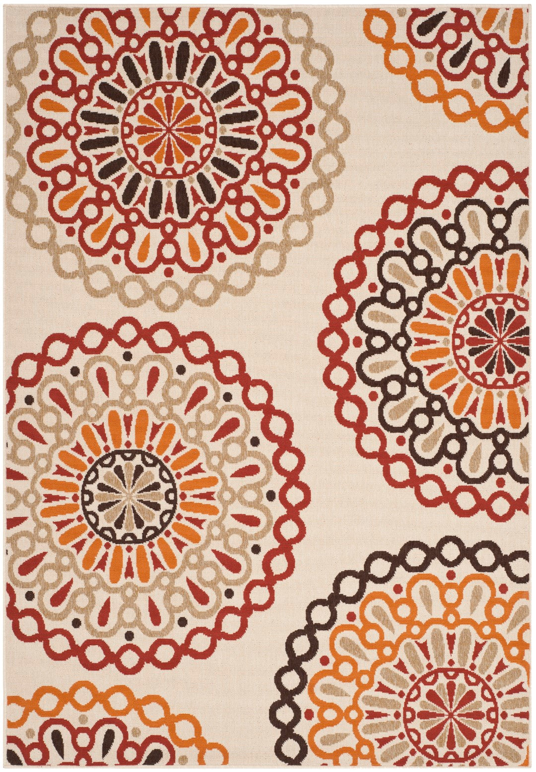 Stylish and Comfortable Power - Loomed Veranda Outdoor Rug Made of Durable Polypropylene